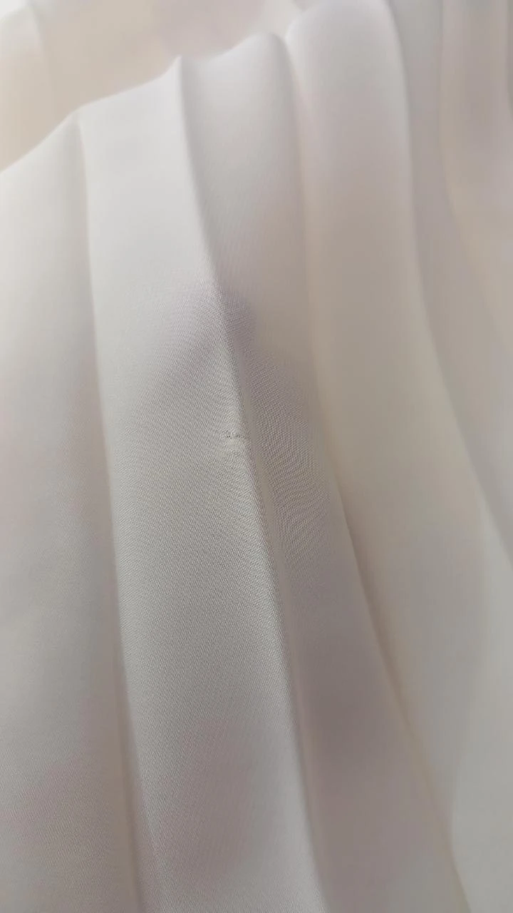 Vestido crema plisado, Massimo Dutti Fit's M | Robe plissée crème – photo 10